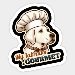 Chef Labrador Retriever Sticker